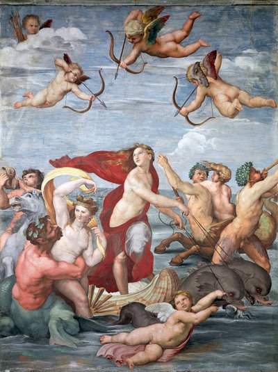 Triumf av Galatea, ca. 1512 av Raffaello Sanzio Raphael