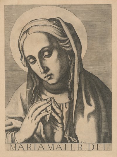 Byste av jomfruen av Raffaello Schiaminossi