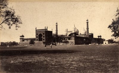 Jama Masjid Musaqi, Delhi, 1886 av Raja Deen Dayal