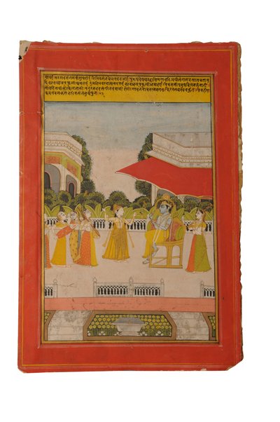 Ragamala miniatyrmaleri, Rajasthan sannsynligvis Bundi, tidlig på 1800-tallet (gouache på papir) av Rajasthani School