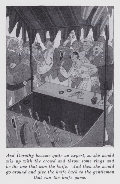 Illustrasjon for "But Gentlemen Marry Brunettes" av Anita Loos (litho) av Ralph Barton