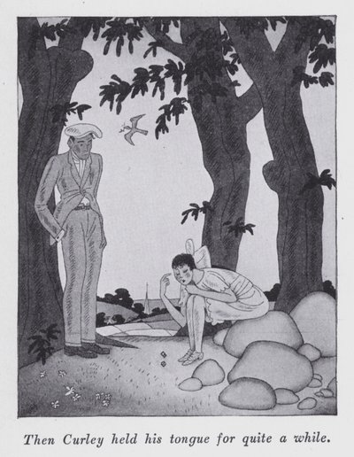 Illustrasjon for "But Gentlemen Marry Brunettes" av Anita Loos (litho) av Ralph Barton