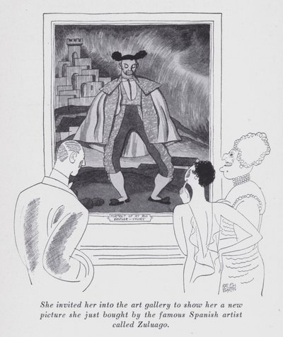 Illustrasjon for "But Gentlemen Marry Brunettes" av Anita Loos (litho) av Ralph Barton