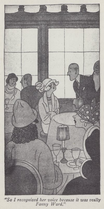 Illustrasjon for Gentlemen Prefer Blondes av Anita Loos (litho) av Ralph Barton