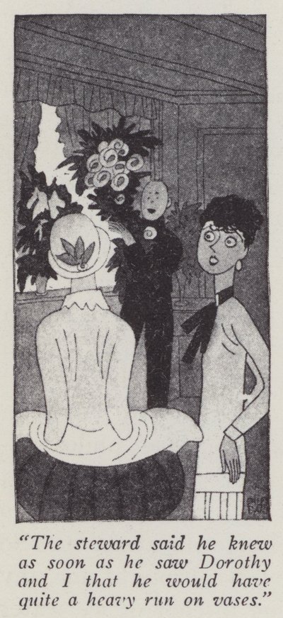 Illustrasjon for Gentlemen Prefer Blondes av Anita Loos (litho) av Ralph Barton