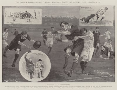 The Drawn Inter-University Rugby Football Match på Queen