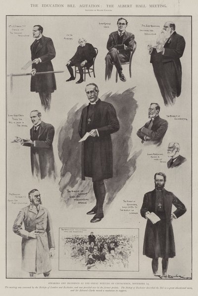 The Education Bill Agitation, Albert Hall-møtet av Ralph Cleaver