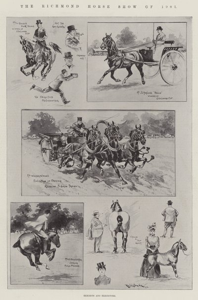 Richmond Horse Show fra 1901 av Ralph Cleaver