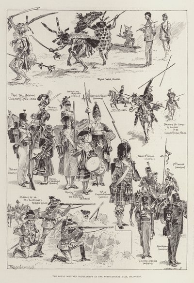 Royal Military Tournament i Agricultural Hall, Islington av Ralph Cleaver