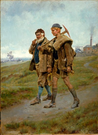 Går hjem, 1888 av Ralph Hedley