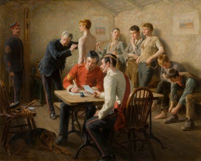 Passerer legen, 1896 av Ralph Hedley