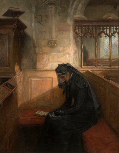 Enken, 1899 av Ralph Hedley