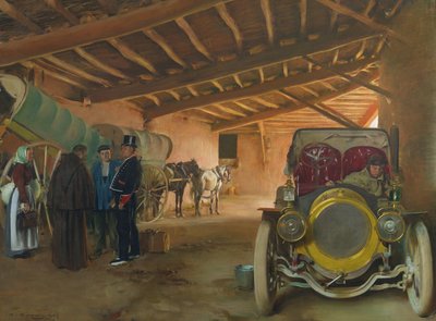 The Coach House, 1907 av Ramon Casas i Carbo