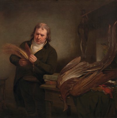 En ornitolog, muligens John Latham av Ramsay Richard Reinagle