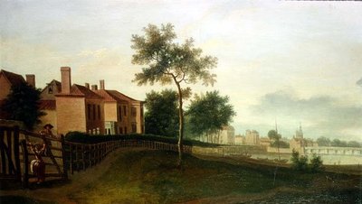 Themsen fra Battersea (olje) av Ramsay Richard Reinagle