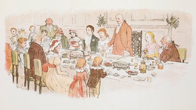 Et julemåltid. av Randolph Caldecott
