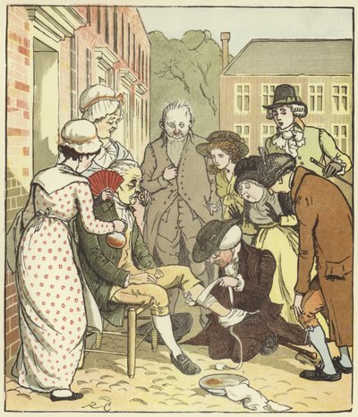 En elegi ved døden til en gal hund av Randolph Caldecott