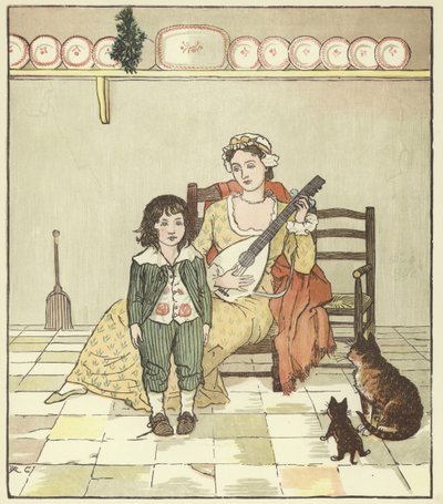 En elegi ved døden til en gal hund av Randolph Caldecott
