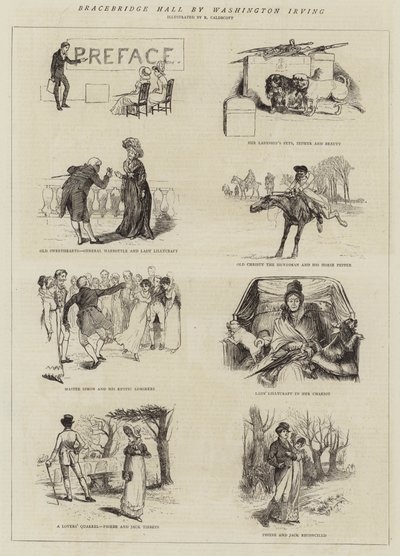 Bracebridge Hall av Washington Irving av Randolph Caldecott