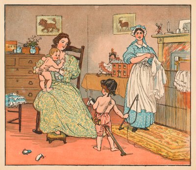 Bye, Baby Bunting, 1882. av Randolph Caldecott