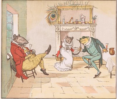 Be, Mr Frog, vil du gi oss en sang av Randolph Caldecott