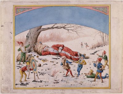 Sankt Nikolas og alvene hans av Randolph Caldecott