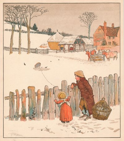Fuglefellen, midten av slutten av 1800-tallet. av Randolph Caldecott