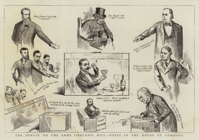 The Debate on the Arms (Ireland) Bill, notater i Underhuset av Randolph Caldecott