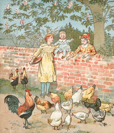 Bondens gutt (fargelitografi) av Randolph Caldecott