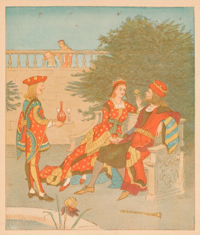 The Knove of Hearts and the Queen of Hearts, 1880. av Randolph Caldecott