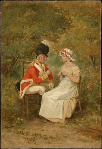 Den frivilliges frieri, 1798 av Randolph Caldecott