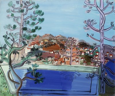 Et basseng ved Golfe Juan; Le Reservoir a Golfe Juan av Raoul Dufy