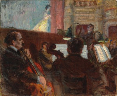 Orkesteret i Le Havre av Raoul Dufy