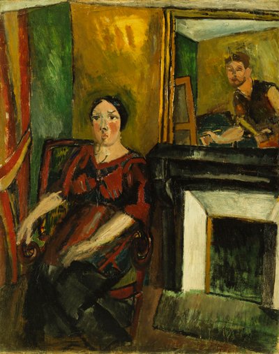 Maleren og modellen hans; Maleren og modellen hans av Raoul Dufy