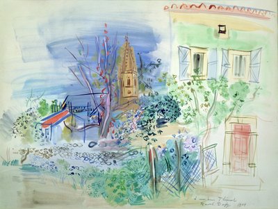 Utsikt over Perpignan av Raoul Dufy