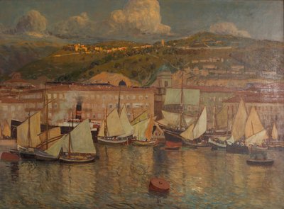 Sommerkveld (Port of Fiume) av Raoul Frank