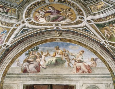 Kardinal og teologiske dyder av Raphael