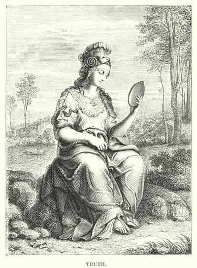 Sannhet (gravering) av after Raphael