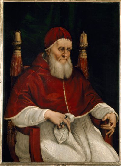 Portrett av pave Julius II av Raphael