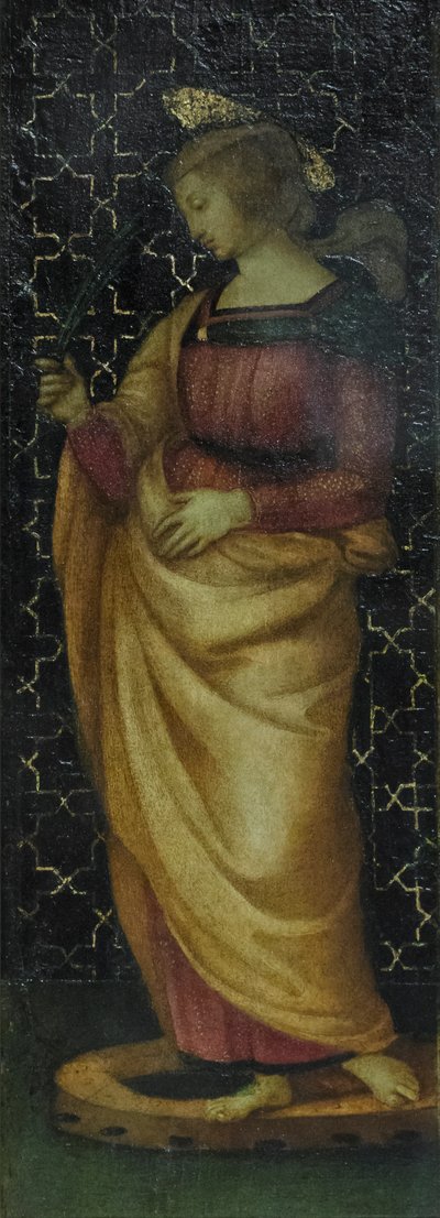Den hellige Katarina av Alexandria, ca. 1503 (tempera og olje på panel) av Raphael (1483-1520)