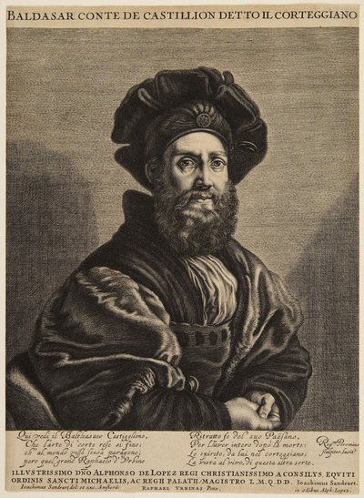 Balthasar, grev Castiglioni (Le Blanc III, nr. 17; Andresen II, nr. 3) av Raphael