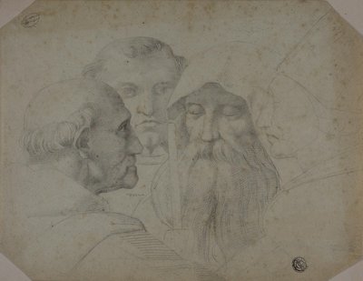 Fire menn i samtale av Raphael