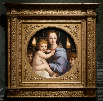 Madonna med kandelabre av Raphael