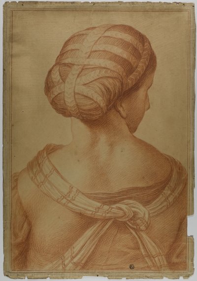 Muse sett fra baksiden av Raphael