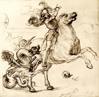 St. George med sverdet av Raffaello Sanzio Raphael