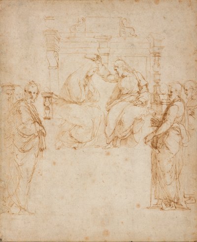 The Coronation of the Virgin, tidlig på 1500-tallet av Raphael