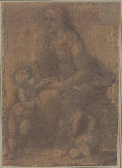 Madonnaen og barnet med døperen Johannes av Raphael