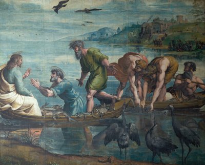 Det mirakuløse utkastet til fisk av Raphael