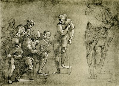 Pythagoras-gruppen fra Skolen i Athen av Raffaello Sanzio Raphael