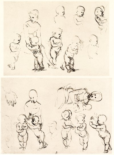 Ulike design for Madonna på landsbygda av Raffaello Sanzio Raphael